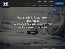 Tablet Screenshot of interfactura.com